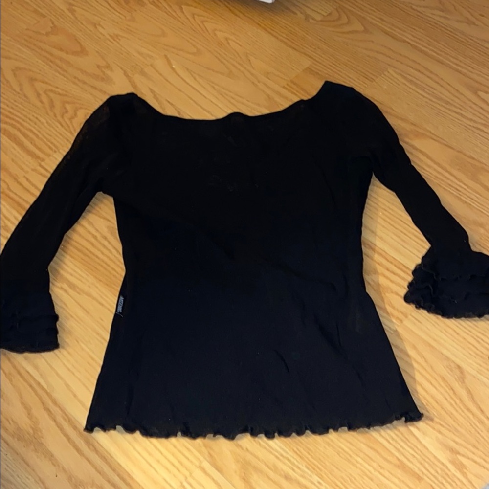 Moschino sheer top size USA 10 fits like s-m